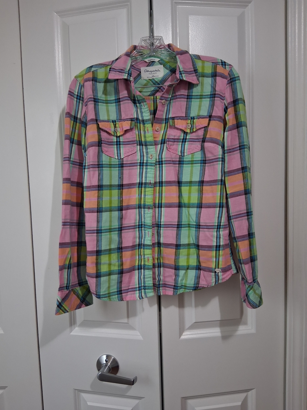 Aeropostale Plaid Button-Up